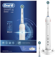Oral-b Smart 4100s White Cross Action Elektrisk tannbørste