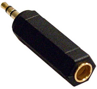 Multimedia Adapter 6,3mm ho - 3,5mm stereo ha
