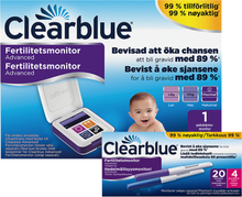 Clearblue Advanced Fertilitetsmonitor inkl. 20 + 4 stk. testpinner