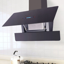 Kjøkkenvifte med touch-skjerm sort