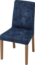 IKEA BERGMUND Stuhl Eiche/Kvillsfors dunkelblau/blau Kvillsfors dunkelblau/blau