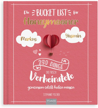 Personalisiertes Bucket List Buch für Honeymooner (Softcover)