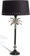 Palmblad Bordslampa 39cm - Silver/Svart
