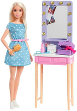 Barbie Big Dreams Docka och sminkbord