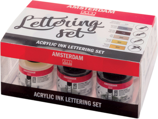 Amsterdam Ink Set – 6x30ml Lettering