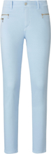 Enkellange broek model Malu Zip Van ANGELS blauw