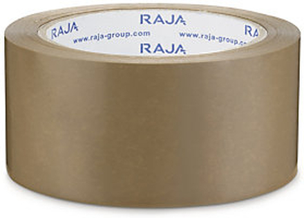 PVC-Packband RAJA, braun 50 mm x 66m