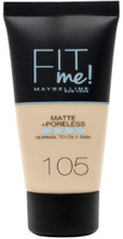 Maybelline Fit Me Matte& Poreless Foundation 105 Natural Ivory