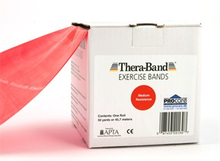 Thera-Band elastik bånd 45m (Rød - Medium)