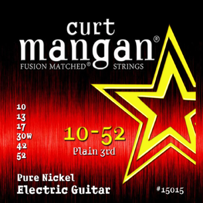 Curt Mangan 15015 Pure Nickel el-gitarstrenger 010-052