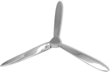 vidaXL Väggmonterad propeller aluminium silver 70 cm