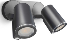 Steinel udendørs spotlampe med sensor Spot Duo Sensor Connect sort