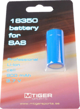 M Tiger Sports 18350-Cell 3,7v / 900mAh (Original For S.A.S) batterier OneSize