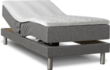 Comfort ställbar säng (grå) - Valfri bredd