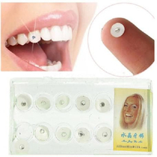 Midlertidige tandsmykker Crystal 10-PACK