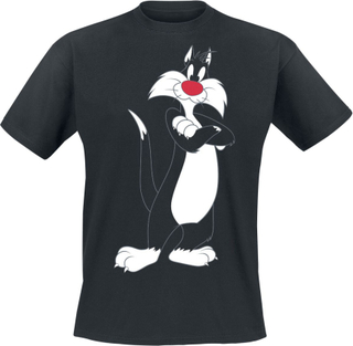 Looney Tunes - Sylvester -T-skjorte - svart