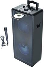 INOVALLEY MS04XXL - Højeffekt lydsystem - 1000 Watt - CD / MP3-afspiller - Bluetooth - LED-lys - USB - 2 mikrofonindgange