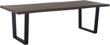 Bretagne matbord 240 cm - Brun/svart