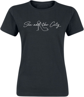 Sex And The City - Shoe Logo -T-skjorte - svart