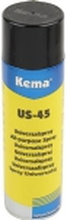 KEMA Universalspray US-45 500ml rustløsner, fugtfortrænger, korrosionsbeskytter og smøremiddel