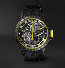 Excalibur Aventador S Limited Edition Skeleton 45mm Multilayer Carbon And Titanium Watch - Gray