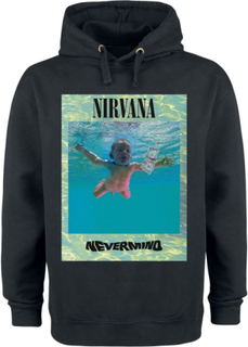Nirvana - Ripple Overlay -Hettegenser - svart