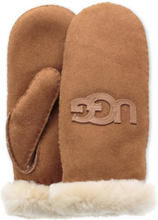 Shearling Embroider Mittens