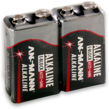 Ansmann batteri 9V - 6LR61 - 2 pk