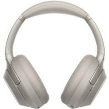 Sony WH-1000XM3 Bluetooth® Rejse Over Ear hovedtelefoner Over-ear Kan foldes sammen, Headset, NFC, Noise Cancelling Sølv