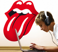Rolling Stones Logo Aufkleber