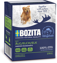 12x370 g Bozita Naturals Bidder Elg Hundefoder