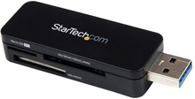 StarTech.com USB 3.0 Multimedia Memory Card Reader - Portable SDHC MicroSD Card Reader - External USB Flash Card Reader (FCREADMICRO3) - kortlæser -