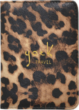 Passport holder leopard Unique brown