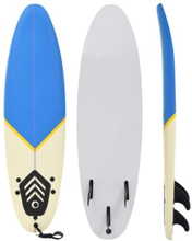 vidaXL surfbræt 170 cm blå og cremefarvet