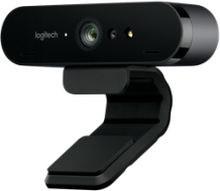 Logitech Brio 4k Ultra Hd-webkamera Sort