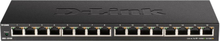 D-Link 16-Ports Unmanaged Gigabit Ethernet Switch - Svart