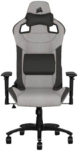 T3 RUSH - Grey/Charcoal Büro Stuhl - Grau - Stoff - Bis zu 120 kg
