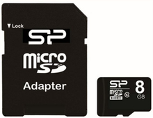 Mikro SD-kort Silicon Power MTMSDM0169 SP008GBSTH010V10SP HC 8 GB Klasse 10