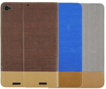 Buch Entwurfs Streifen Folio PU Leder Kasten Abdeckung für Xiaomi Mipad 2