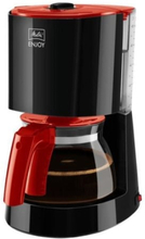 MELITTA 1017-09 Nyd II glas kaffemaskine - rød og sort