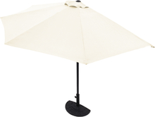 Balkong parasoll UV-beskyttelse 50+ - kremhvit