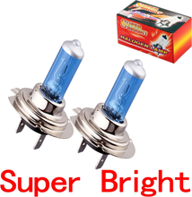 2pcs H7 Super Bright White Fog Halogen Bulb 55W Car Head Light Lamp 55W V2 Parking Car Light Source u20