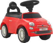 vidaXL legetøjsbil Fiat 500 rød