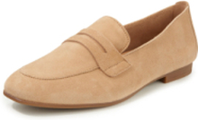 Loafers i äkta läder från Gabor beige