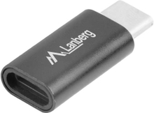 Lanberg Lightning (Hona) til USB-C (Hane) Adapter