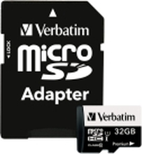Verbatim MicroSDHC Card 32 GB inkl. Adapter (class 10)