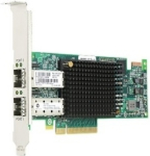 Emulex Gen 6 - Vært bus adapter - PCIe 3.0 x8 lavprofil - 16Gb Fibre Channel x 2 - for ThinkSystem SR250 SR530 SR630 V2 SR645 SR650 V2 SR665 SR