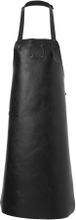 Læder forklæde i sort læder - Witloft
