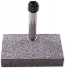 Parasolfod til altan 25 kg - Grå Granit