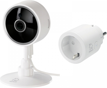 Deltaco Smart Home Nettverkskamera for Innendørs bruk + Smart Plug WiFi